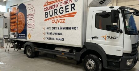 LKW Beschriftung Ayvaz Burger